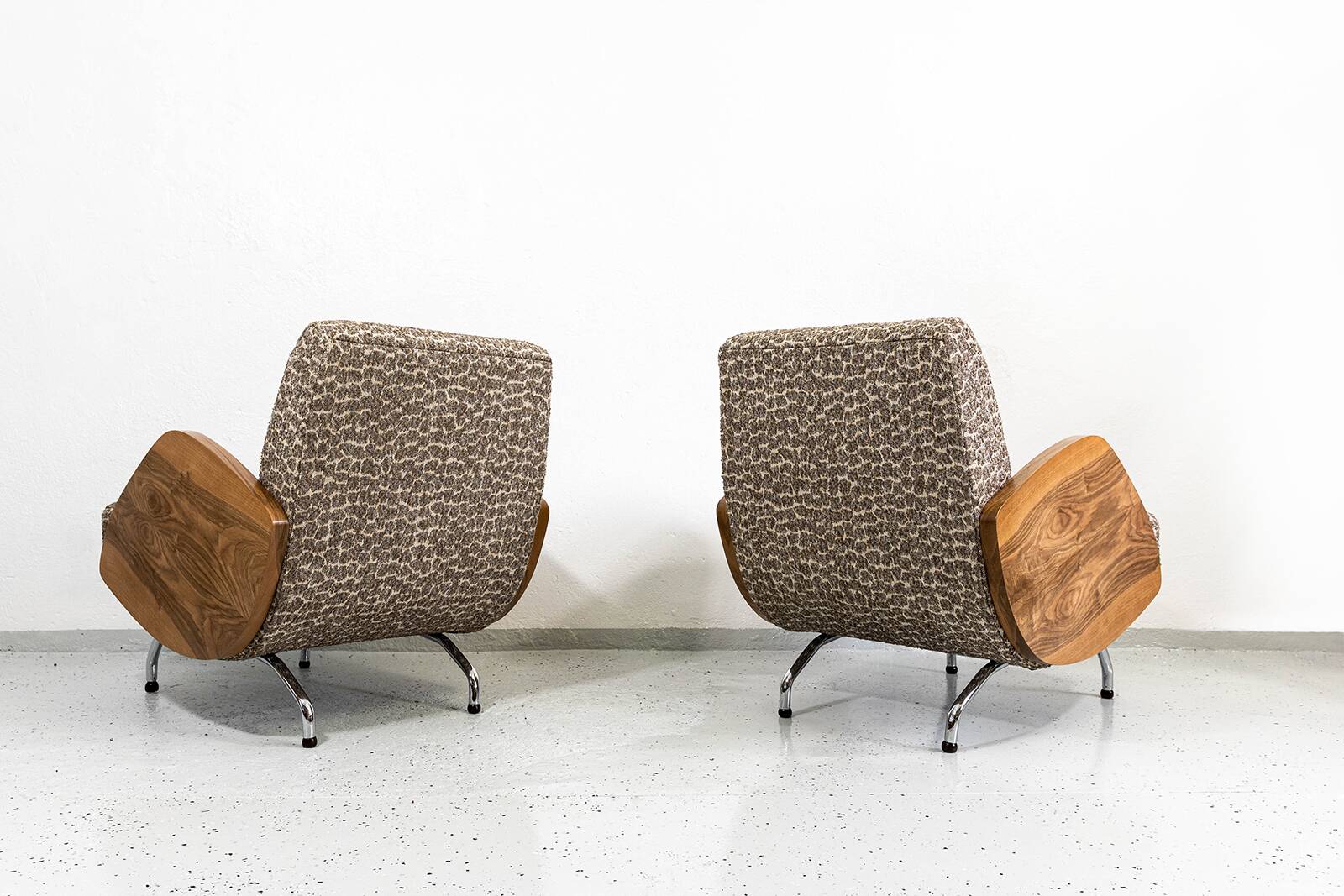 Fauteuils, Modèle "360" par Janusz Rozanski, Pologne, années 1950, Ensemble de 2