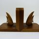 Teak book ends fishes 1960’s
