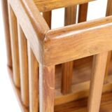 Wooden magazine holder - vintage