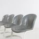 Ensemble de 4 chaises de salle à manger par Gastone Rinaldi pour Thema Italie