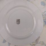 6 St Amandinoise two-tone flat plates