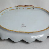 Flat earthenware of Rouen polychrome decoration cornucopia of plenty