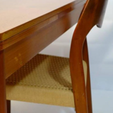 Table dining plywood teak by Niels O. Møller for J.L. Möllers