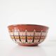 Terracotta salad bowl Bulgaria folk art