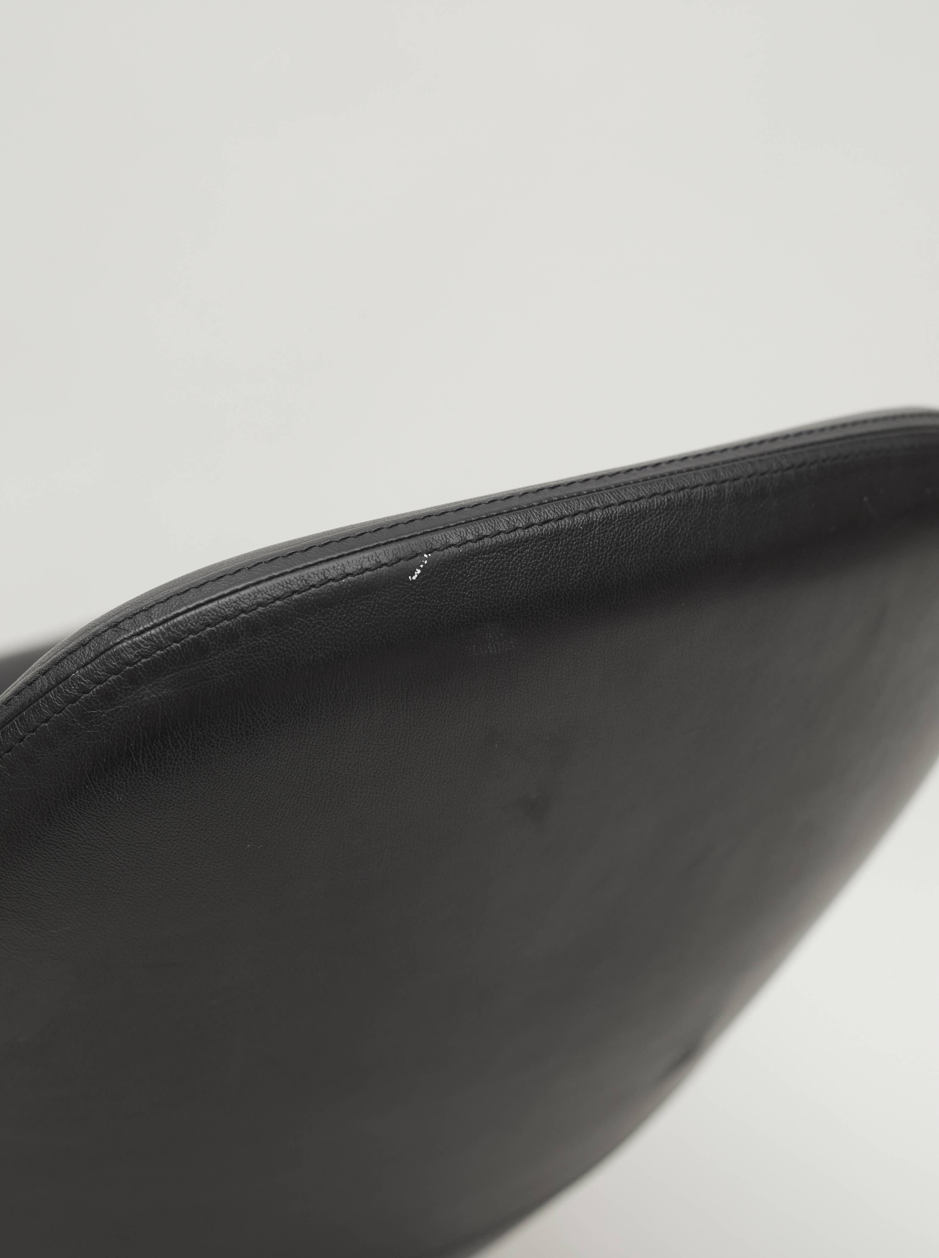 Egg / Tirup leather chair by Carl Öjerstam for Ikea vintage 2007