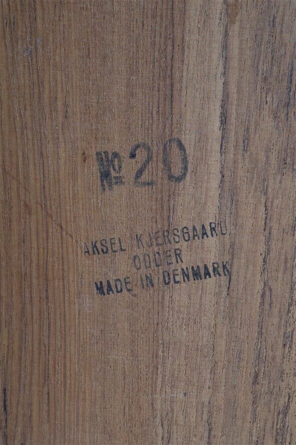 Rare large “No. 20” teak coat rack by Søren Nissen & Ebbe Gehl for Aksel Kjersgaard / 1960s / 1970s / Mid Century Danish Modern Design