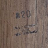 Rare large “No. 20” teak coat rack by Søren Nissen & Ebbe Gehl for Aksel Kjersgaard / 1960s / 1970s / Mid Century Danish Modern Design