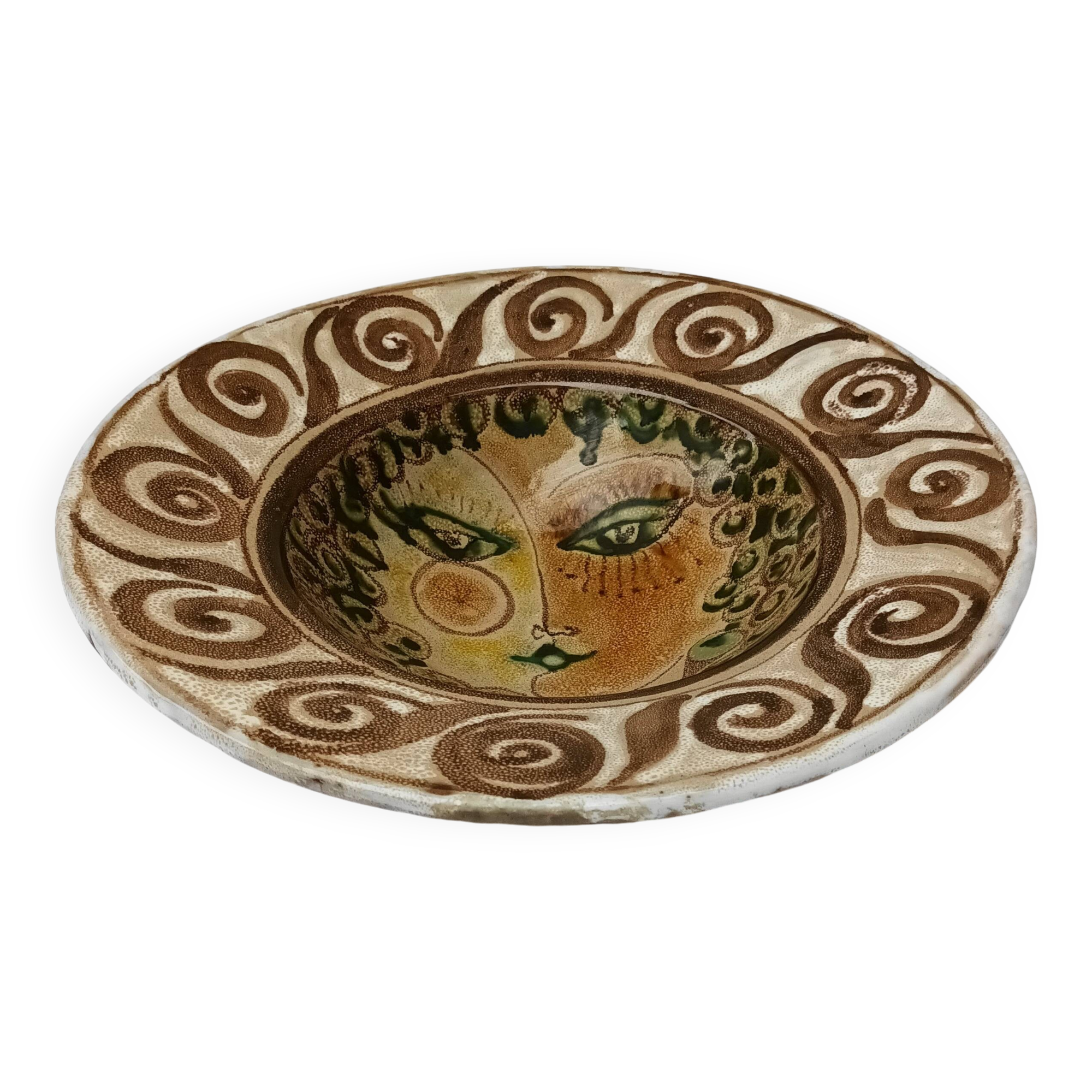 Decorative plate or dish by Elio Schiavon and Gunter Erhart, 1960s