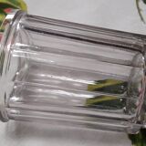 Thick glass jam jar