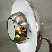 Rare lampe de bureau réglable en chrome Bauhaus des années 1930, Tchécoslovaquie