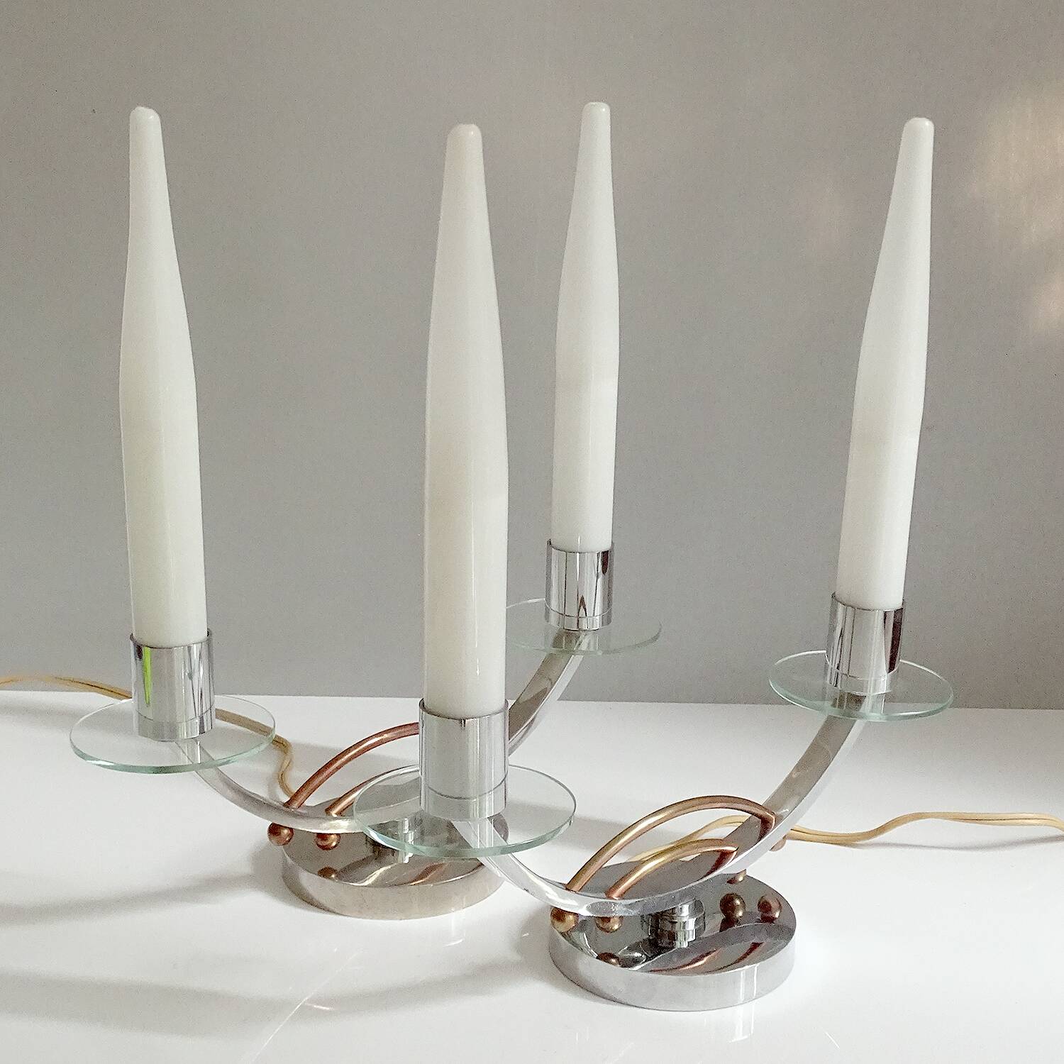 Pair of Art Deco Lamps