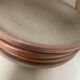 Set of 5 stoneware plates