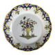 Lot de 2 assiettes décoratives en faïence de Desvres