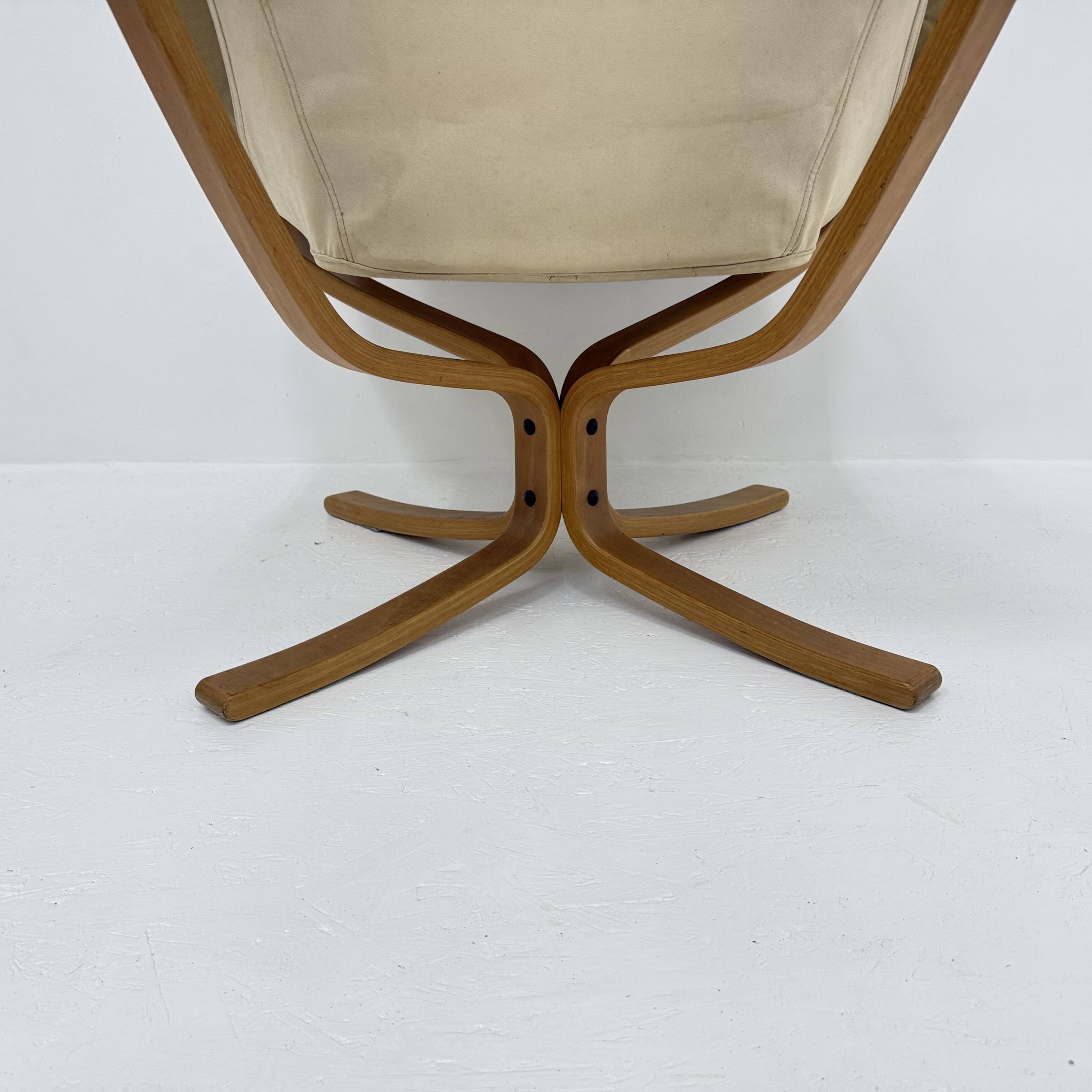 Falcon Leather Lounge Chair by Sigurd Ressel for Vatne Møbler, 1970s