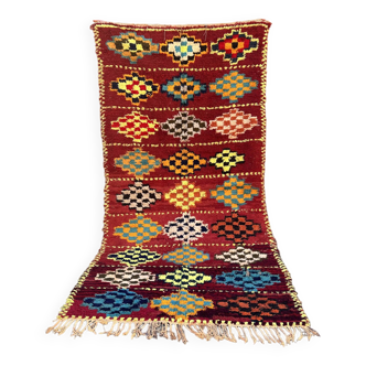 Colorful Moroccan rug - 143 x 285 cm