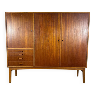 High mid-century modern teak sideboard – 1960s Scandinavian design