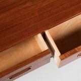 Midcentury Danish sideboard with 6 drawers in teak by Dyrlund 1960s