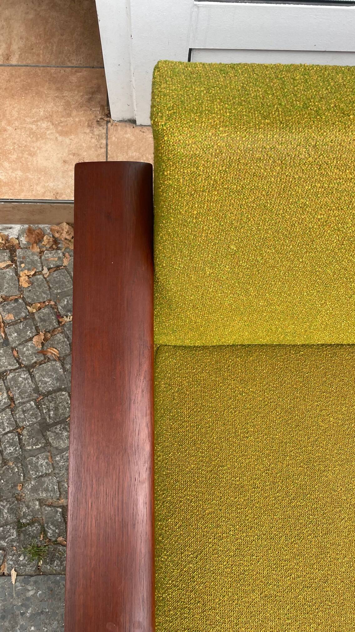 Scandinavian daybed sofa from the 60s Danish design convertible teak