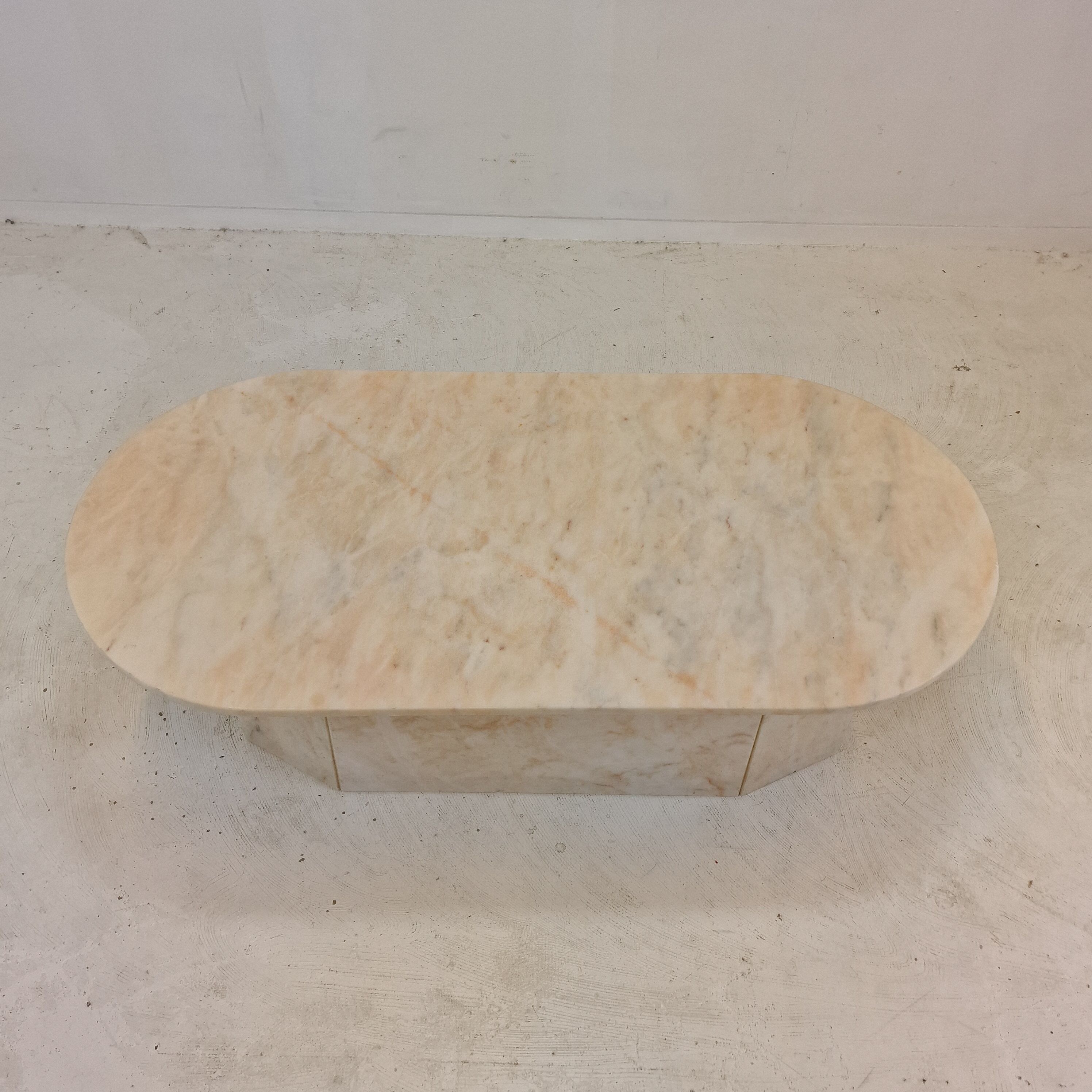 Italian marble coffee table 1980s