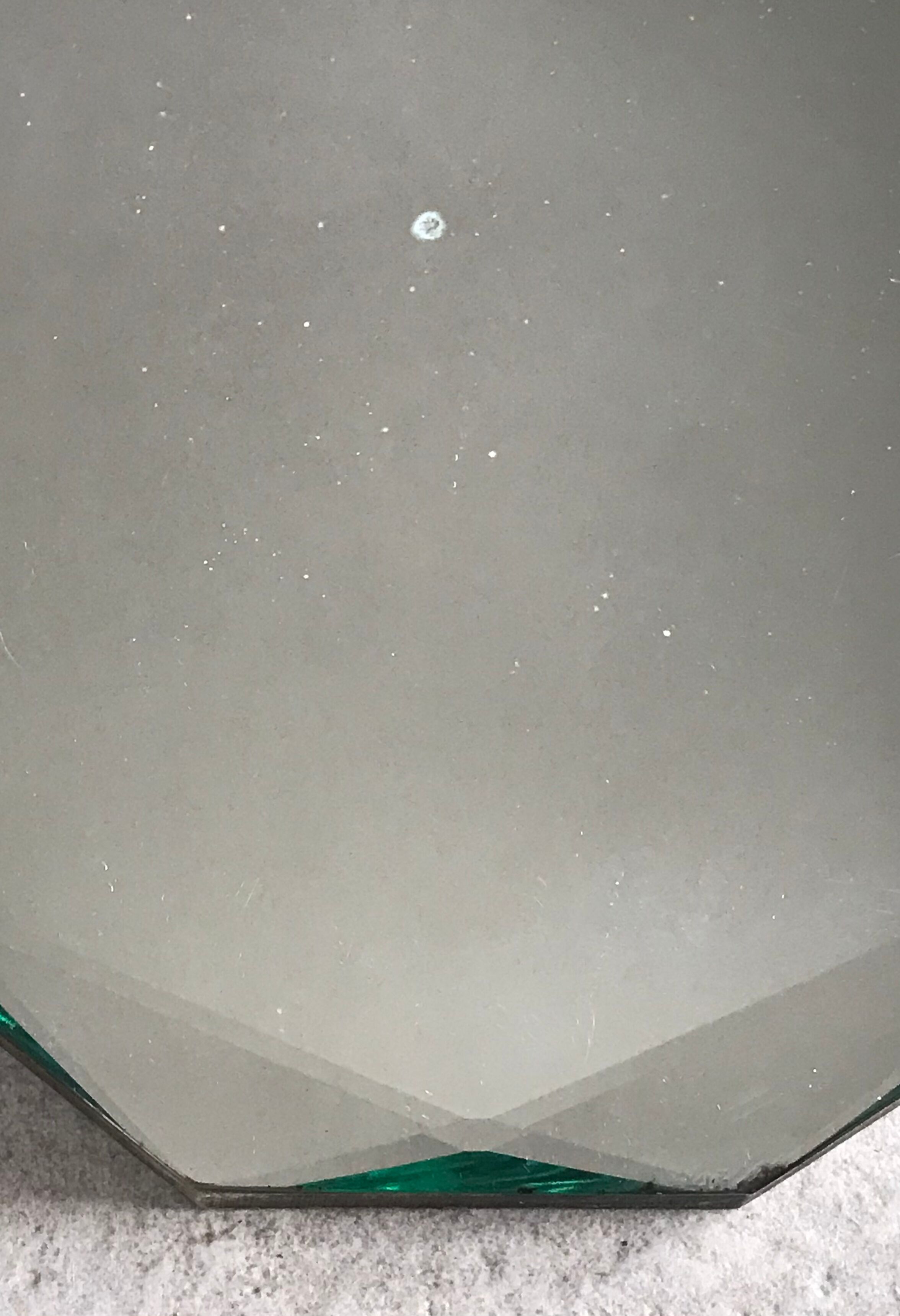 Art Deco Bevelled Mirror 68X41