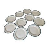 10 Large Dinner Plates 31.5 cm
