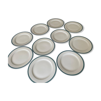 10 Large Dinner Plates 31.5 cm