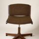 Set of 5 designer office chairs in solid wood