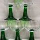 Verres à vin blanc Roemer pied vert