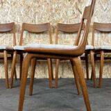 Set of 5 Boomerang chairs Alfred Christensen Slagelse Møbelværk teak 60s 70s