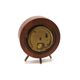 Rare original 60s mid century teak desk table clock by kienzle danish modern