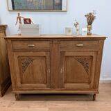 Art Nouveau wood sideboard