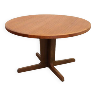 Round Danish dining table 4x extendable 'Gislinge'