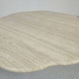 80s travertine coffee table