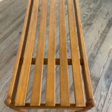 Slatted bench