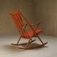 Fauteuil à bascule par Frank Reenskaug pour Bramin, 1958