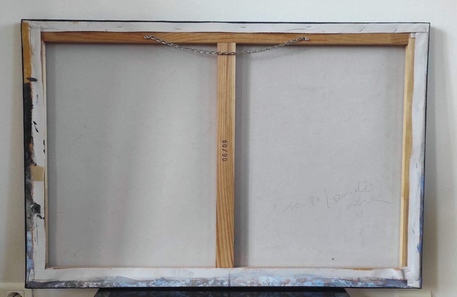 Tableau contemporain abstrait "Stades d'achèvement"