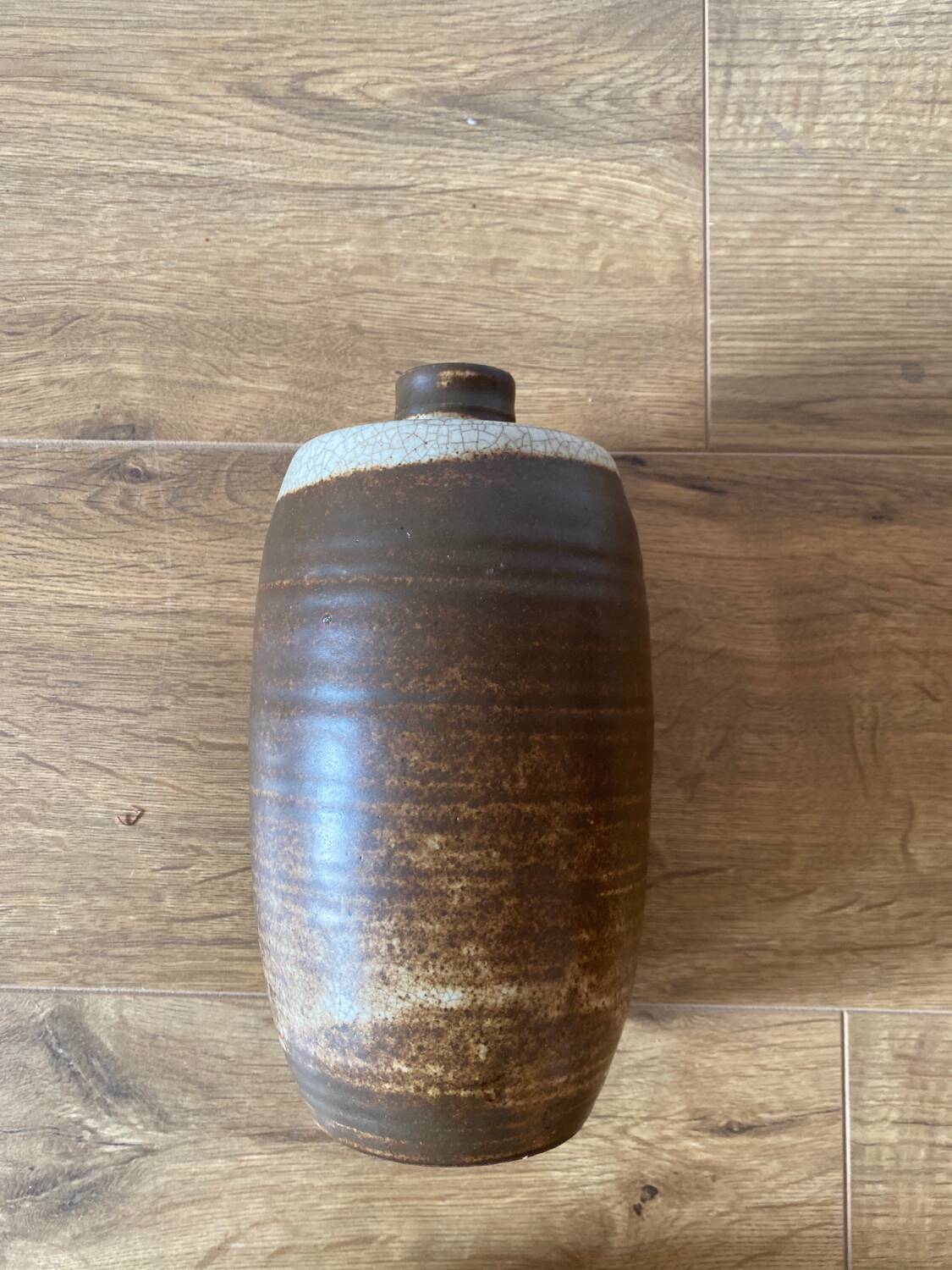 Stoneware ceramic bottle carafe