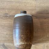 Stoneware ceramic bottle carafe