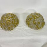 Paire d’appliques murales vintage – Années 70