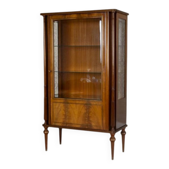 Mid-Century Modern Mahogany Display Cabinet