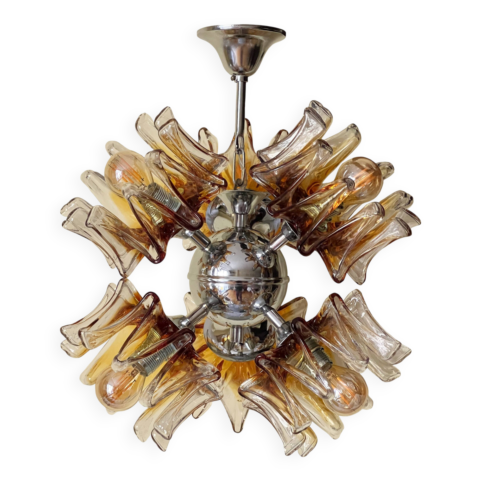 1970's Mazzega Sputnik Chandelier