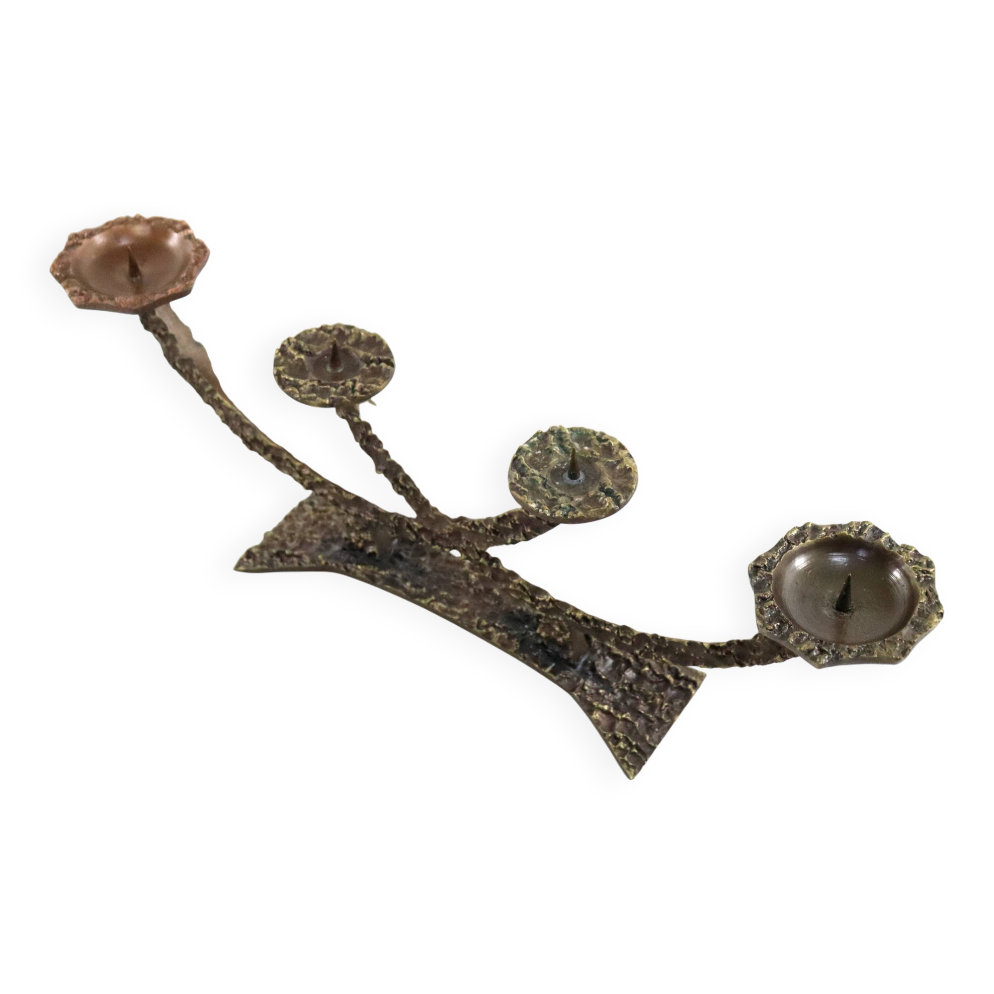 Brutalist candle holder