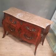 Flower marquetry commode in Louis XV style