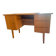 Bureau scandinave vintage en teck blond miel