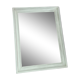 Miroir, bois, ancien, patine blanc