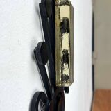 Mid-century modern Danish candle holders in metal and glass by Dantoft, 1960s, set of 2.