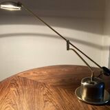 Massive vintage 80s swing arm table lamp