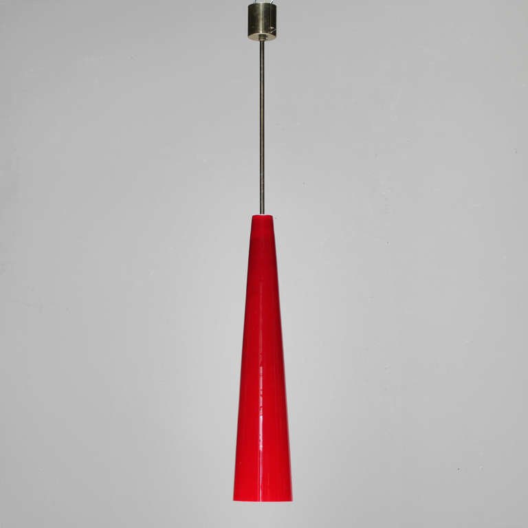 Suspension in Italian glass