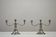 Rare pair of Pewter Candle Holders, Model 224 by GAB Tenn, Sweden, 1932