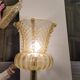 Lampadaire, verre de Murano et poussière d'or, Barovier & Toso, années 50